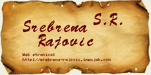 Srebrena Rajović vizit kartica